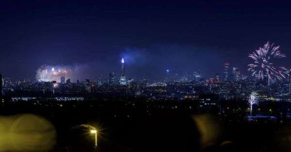 伦敦跨年夜 英国元旦 2023