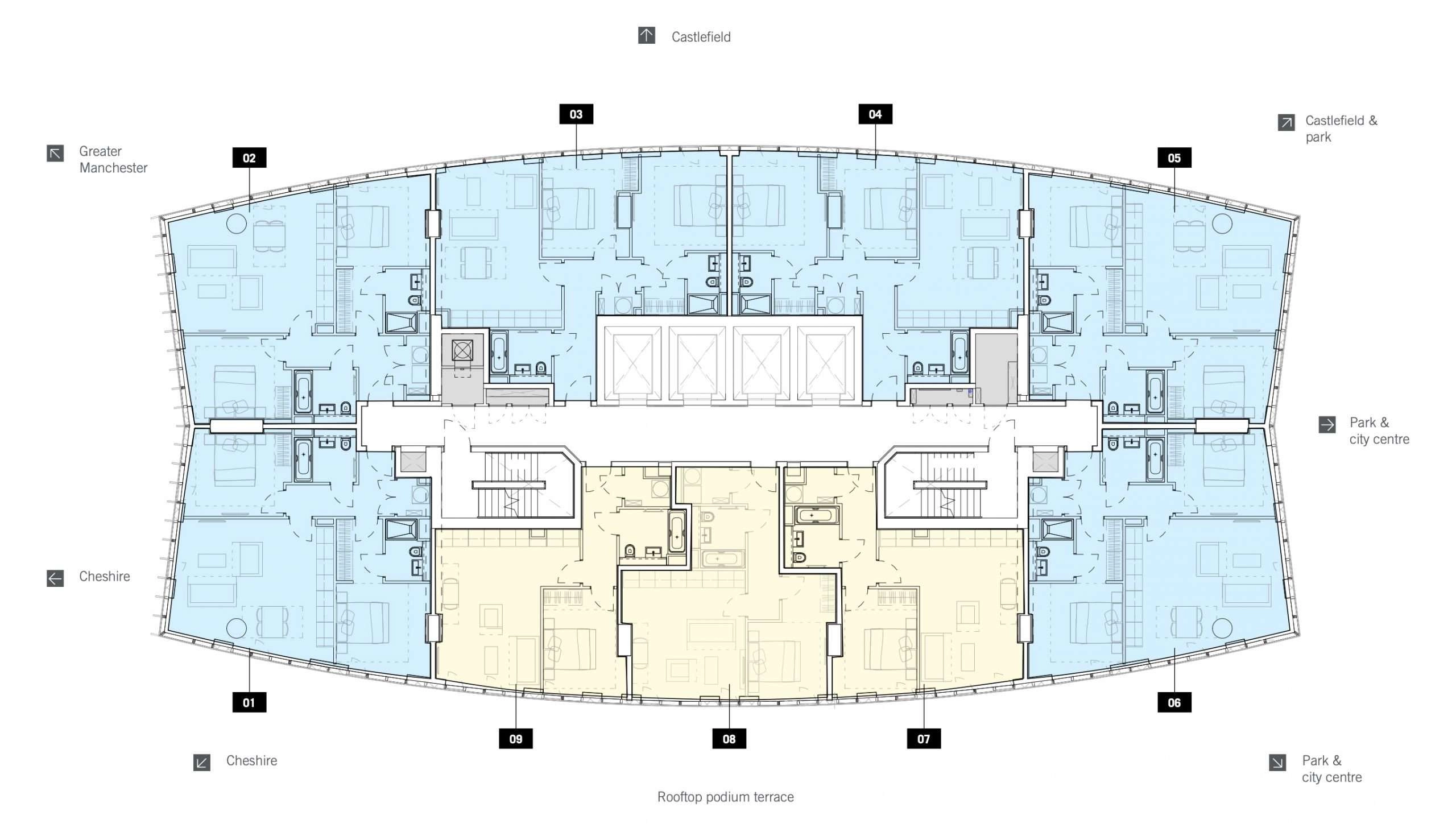 The Blade floorplan