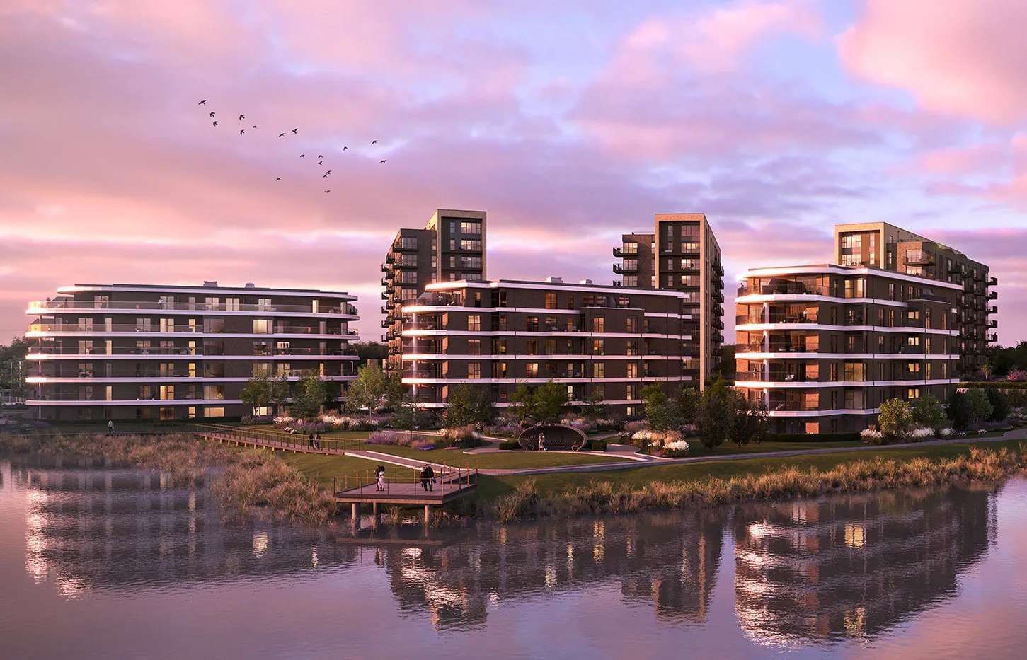 伦敦买房 英国买房 Bankside Gardens Green Park Village