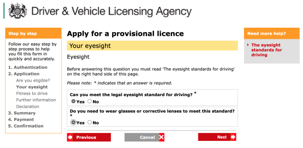 临时驾照 Provisional driving license 英国身份证
