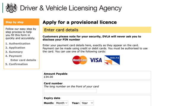 临时驾照 Provisional driving license 英国身份证