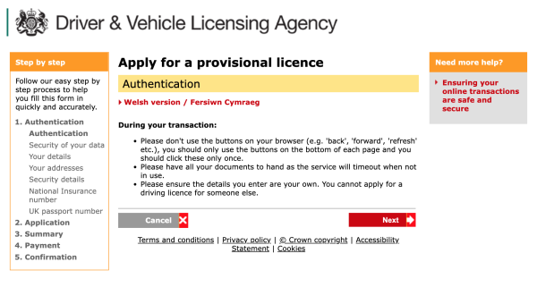 临时驾照 Provisional driving license 英国身份证