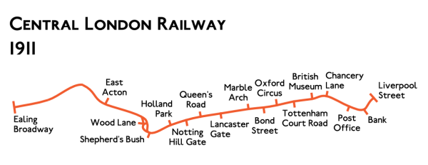 伦敦地铁 Central Line