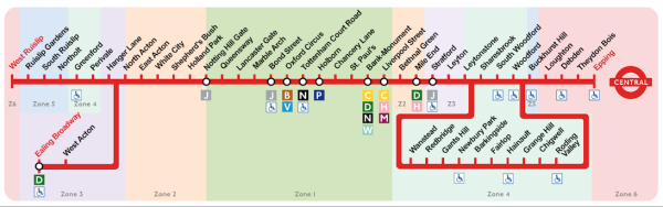 伦敦地铁 Central Line